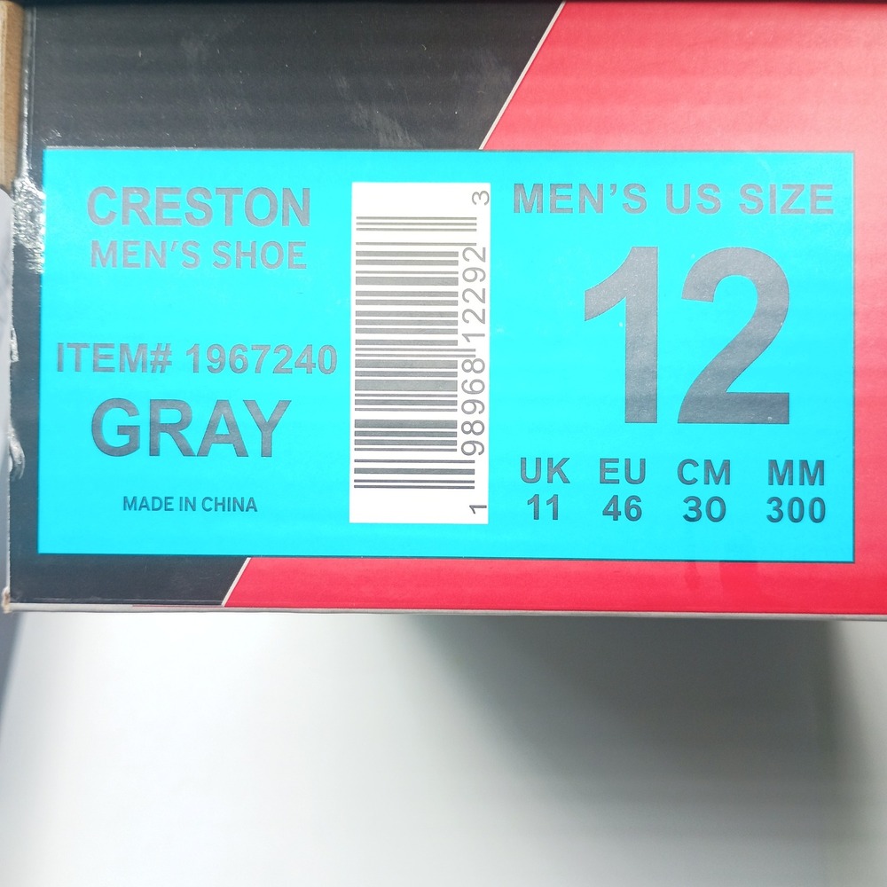 Gerry Creston Sneaker Men Size 12 Gray Mesh Lightweight Breathable - Picture 9 of 9